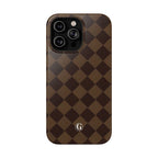 Brown Checkmate Phone Case