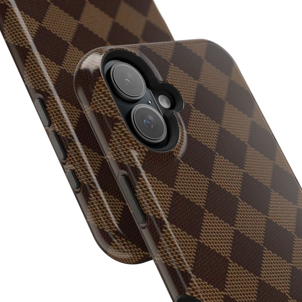 Brown Checkmate Phone Case