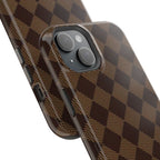 Brown Checkmate Phone Case