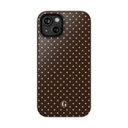 Brown Polka Dots Phone Case