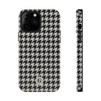 Houndstooth Print Phone Case