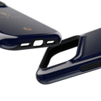 Navy Blue 'Peace of Mind' Panther Phone Case