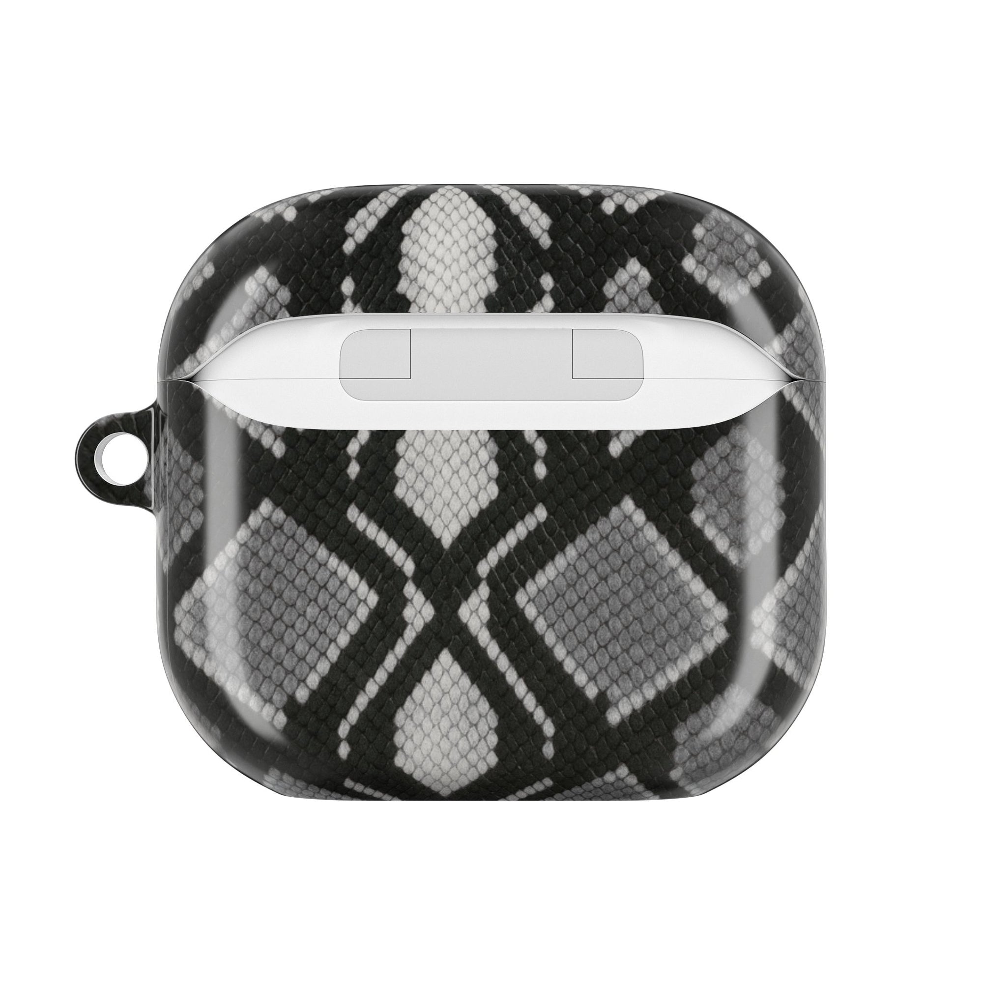Gray Snakeskin Print AirPod Case