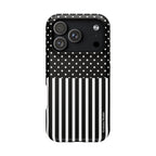 B&W Polka Dots x Stripes Phone Case