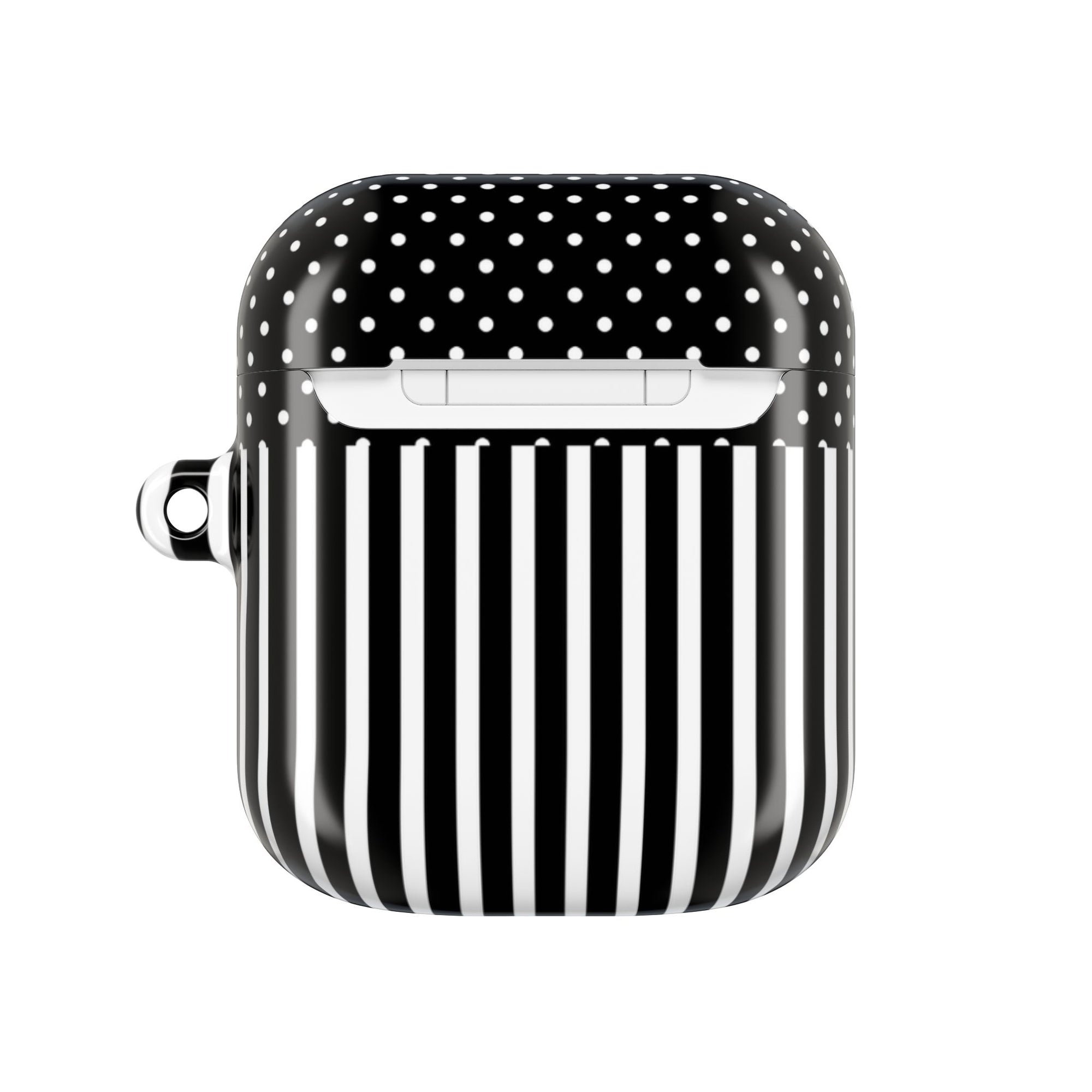 B&W Polka Dots x Stripes AirPod Case
