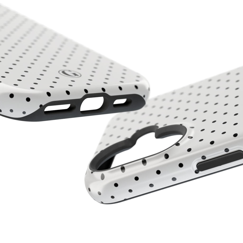 White Polka Dots Phone Case