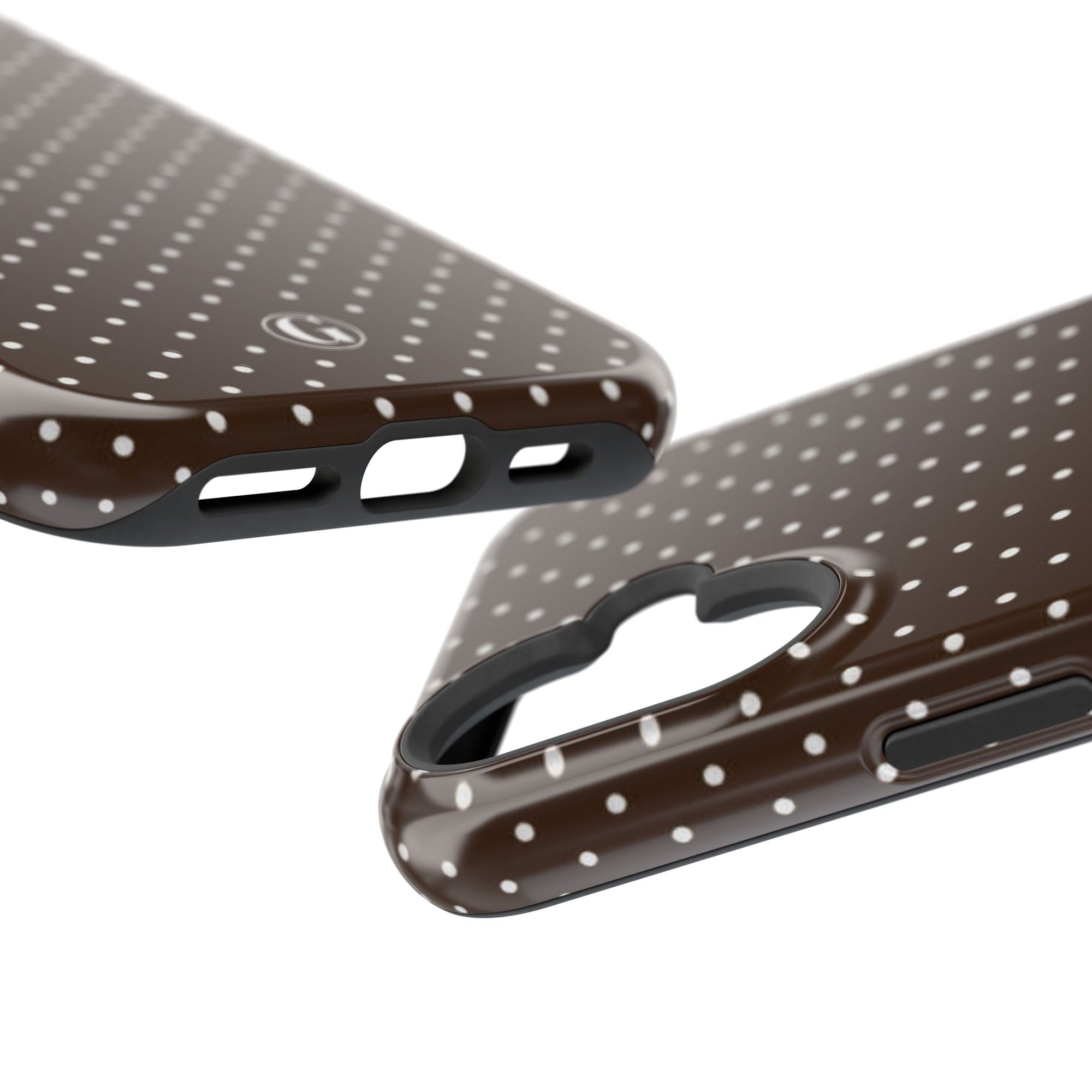 Brown Polka Dots Phone Case