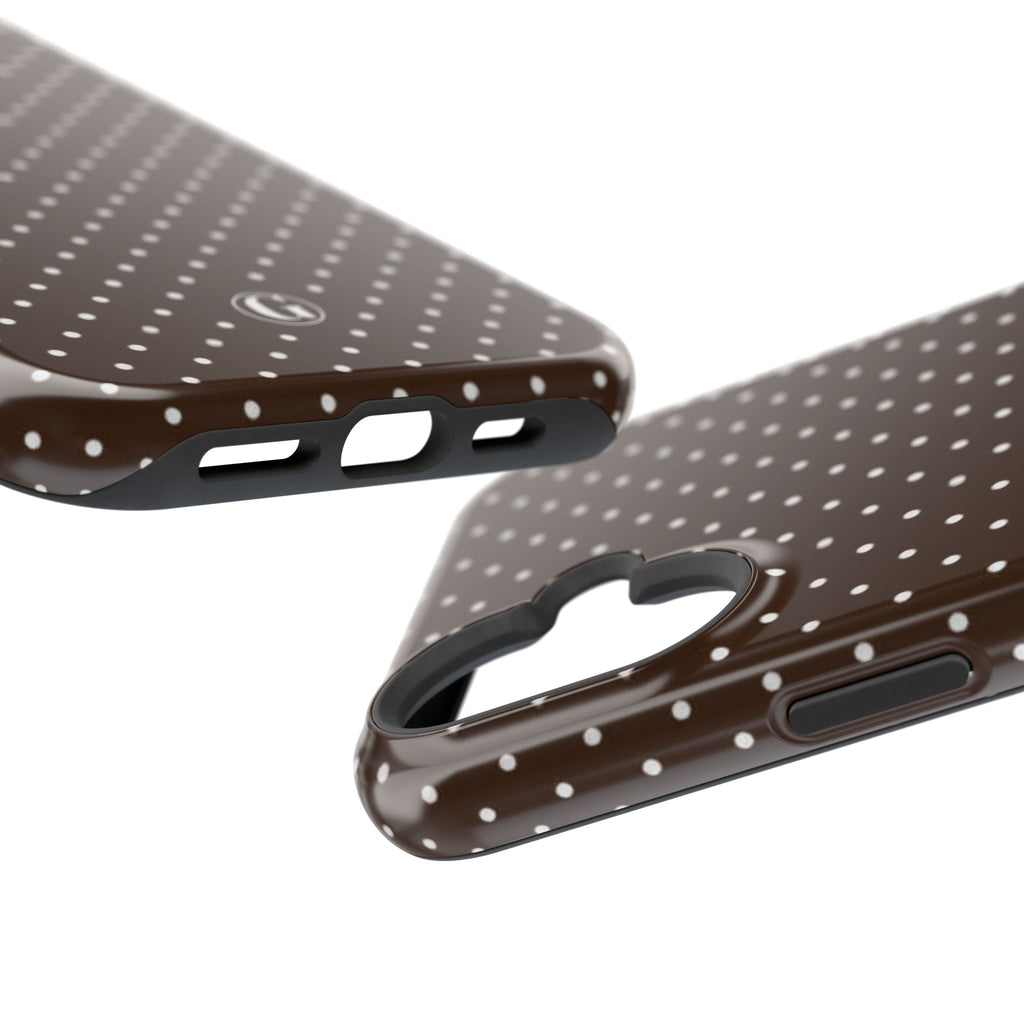 Brown Polka Dots Phone Case