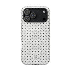 White Polka Dots Phone Case