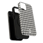 Houndstooth Print Phone Case