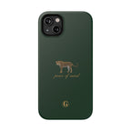 Emerald Green 'Peace of Mind' Panther Phone Case