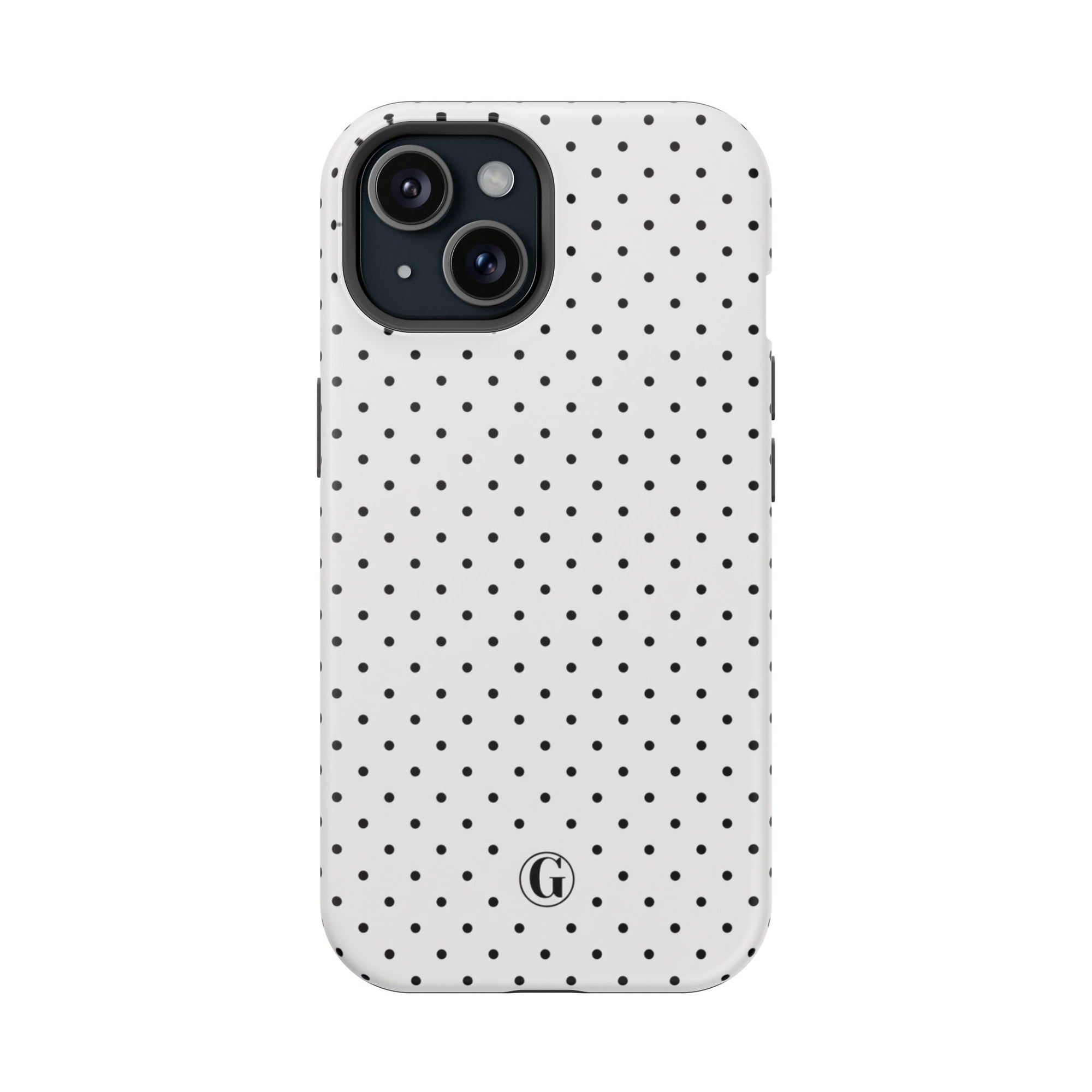 White Polka Dots Phone Case