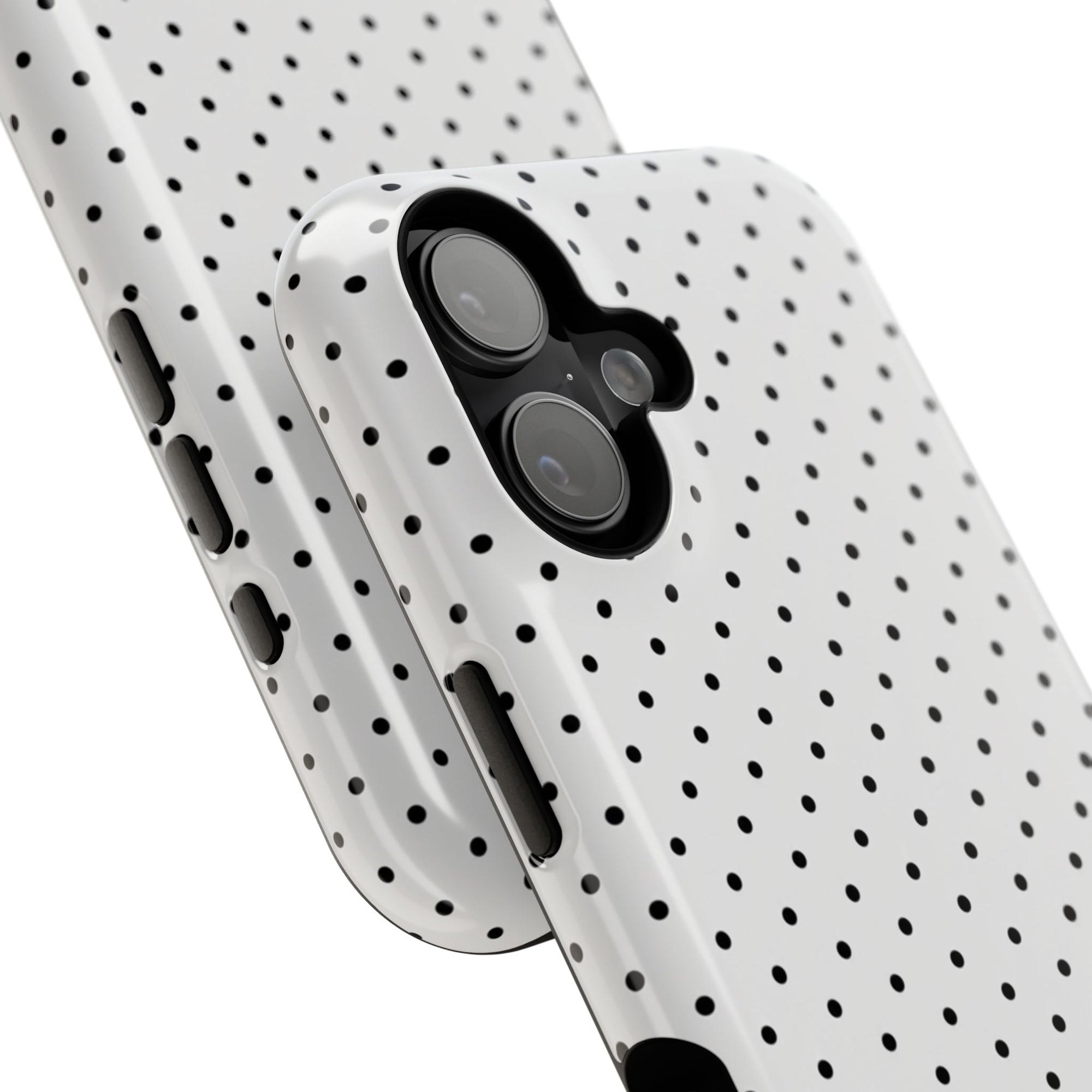 White Polka Dots Phone Case