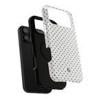 White Polka Dots Phone Case