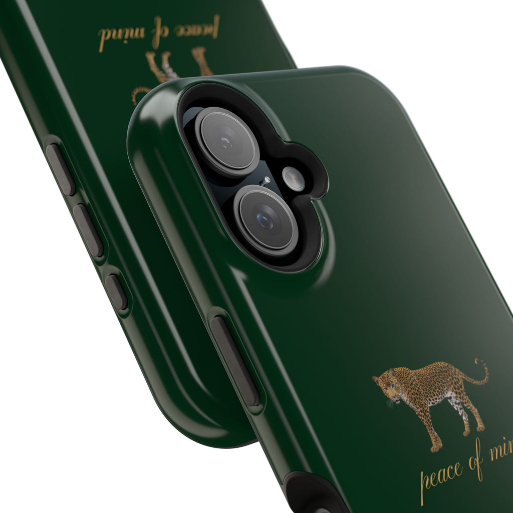 Emerald Green 'Peace of Mind' Panther Phone Case
