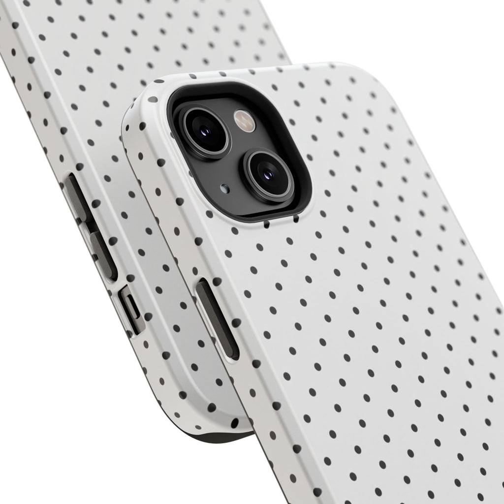 White Polka Dots Phone Case