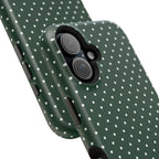 Emerald Green Polka Dots Phone Case