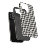 Houndstooth Print Phone Case