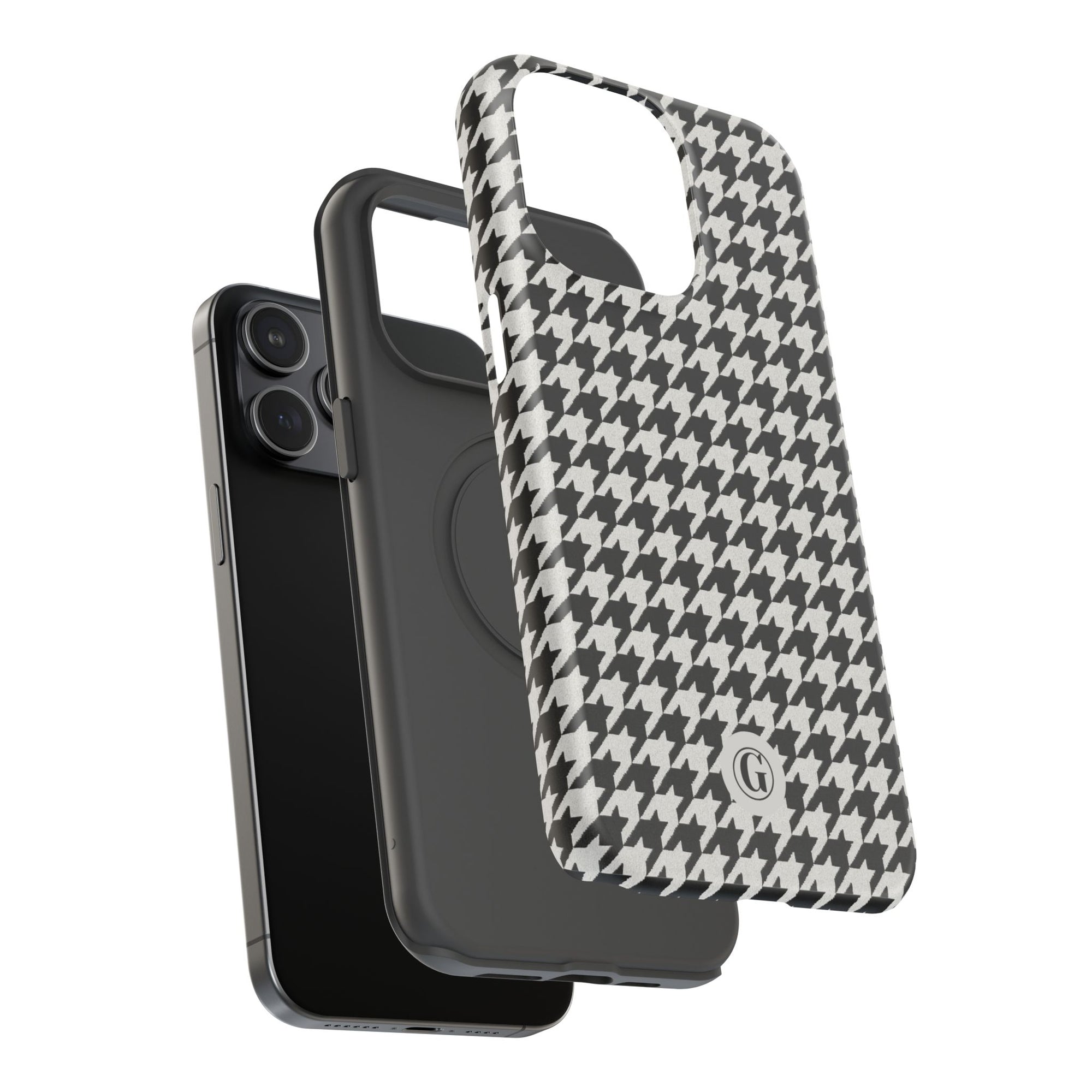Houndstooth Print Phone Case