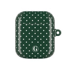 Emerald Green Polka Dot AirPod Case