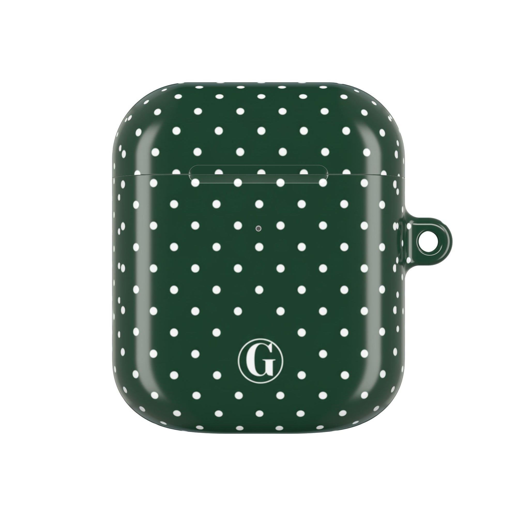 Emerald Green Polka Dot AirPod Case