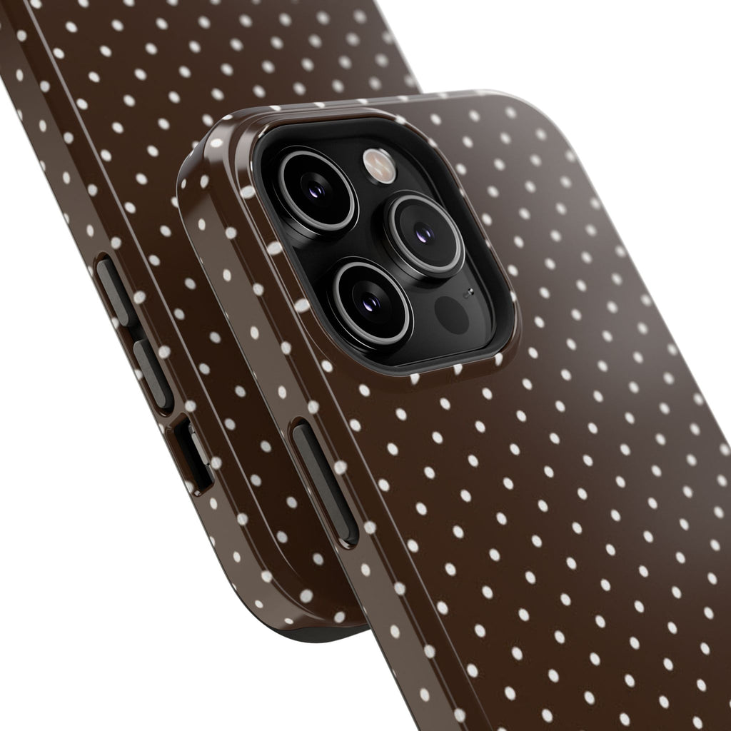 Brown Polka Dots Phone Case