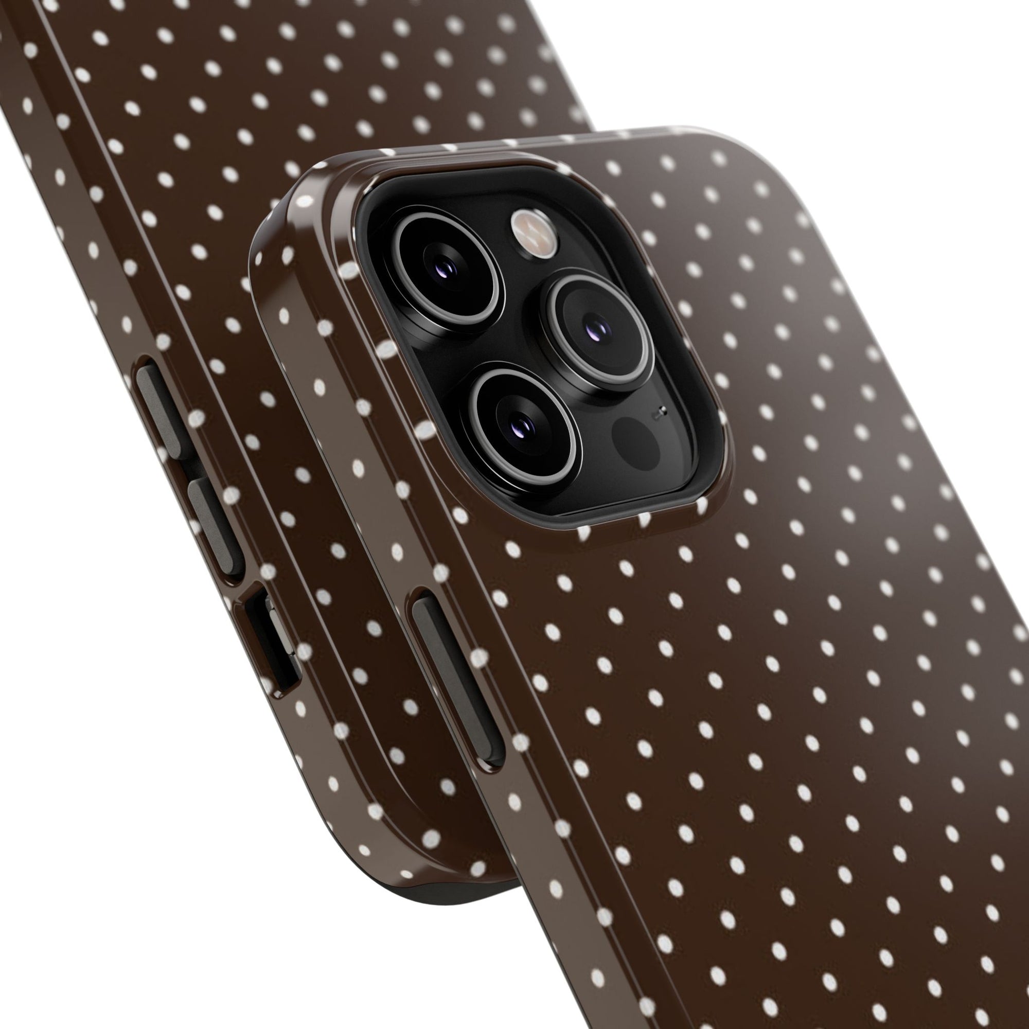 Brown Polka Dots Phone Case