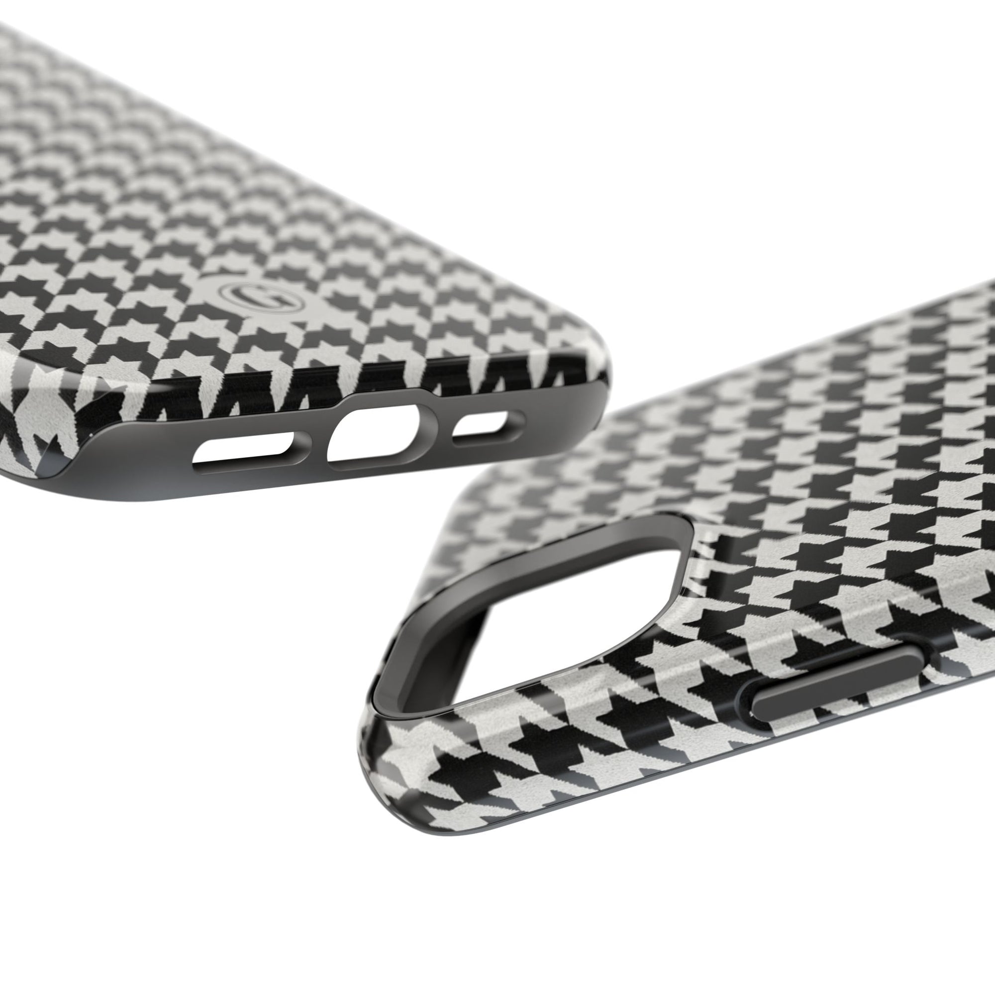 Houndstooth Print Phone Case