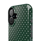 Emerald Green Polka Dots Phone Case