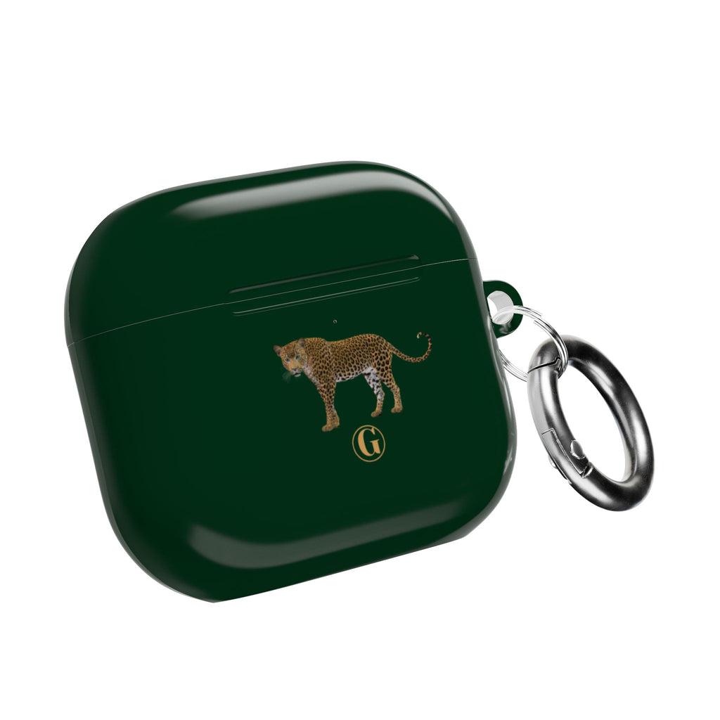 Emerald Green Panther AirPod Case