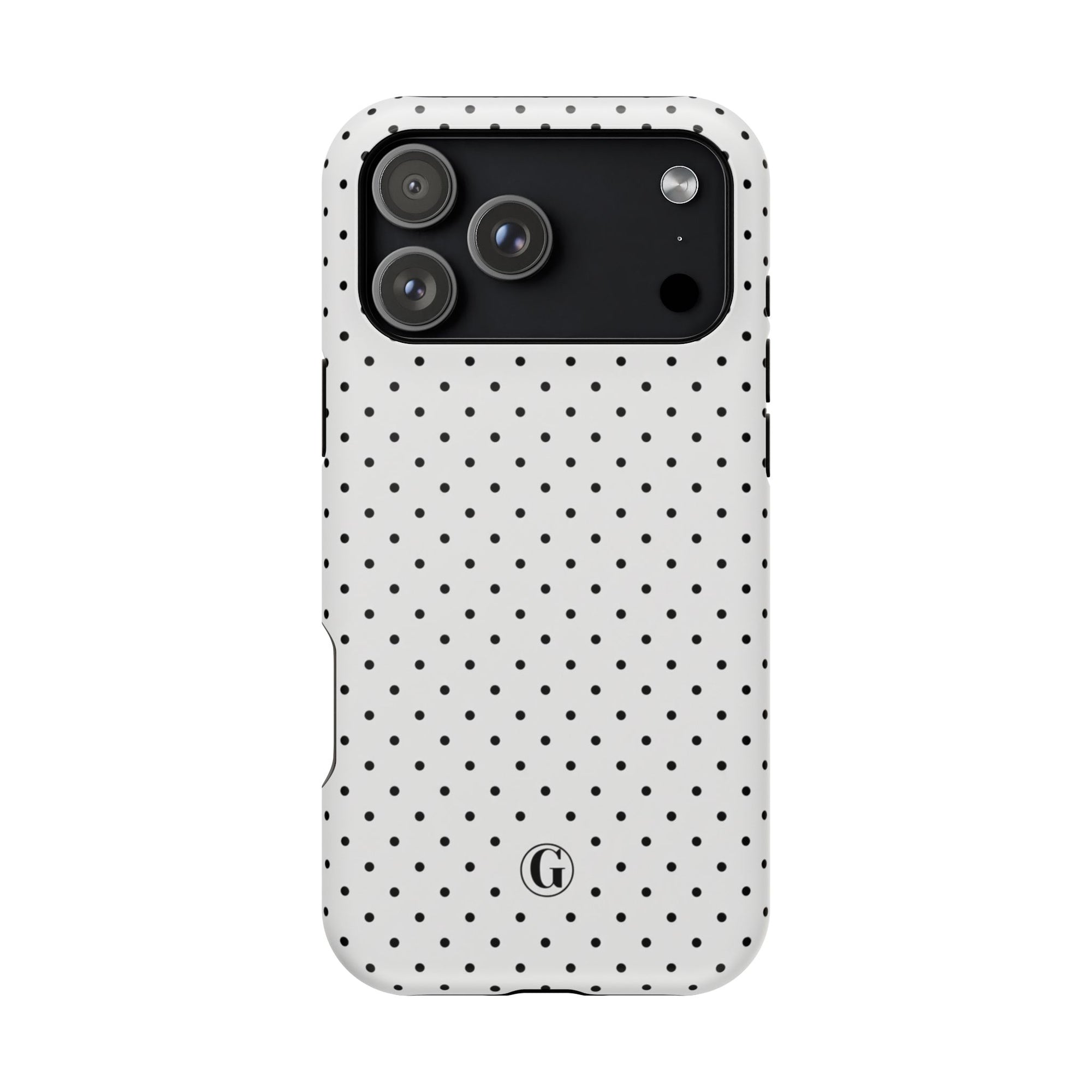 White Polka Dots Phone Case