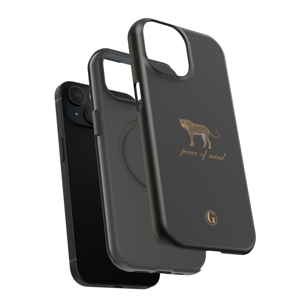 Black 'Peace of Mind' Panther Phone Case