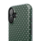 Emerald Green Polka Dots Phone Case