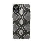 Grey Snakeskin Print Phone Case