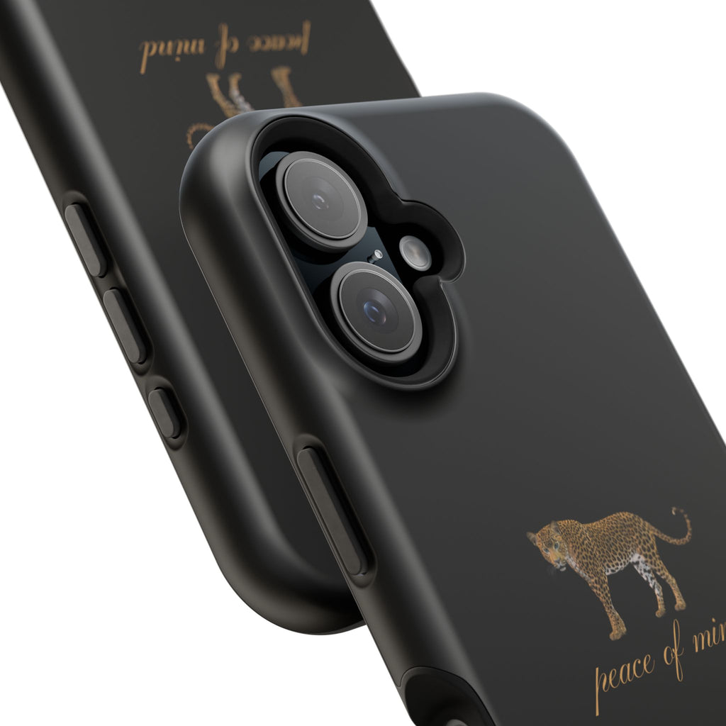 Black 'Peace of Mind' Panther Phone Case