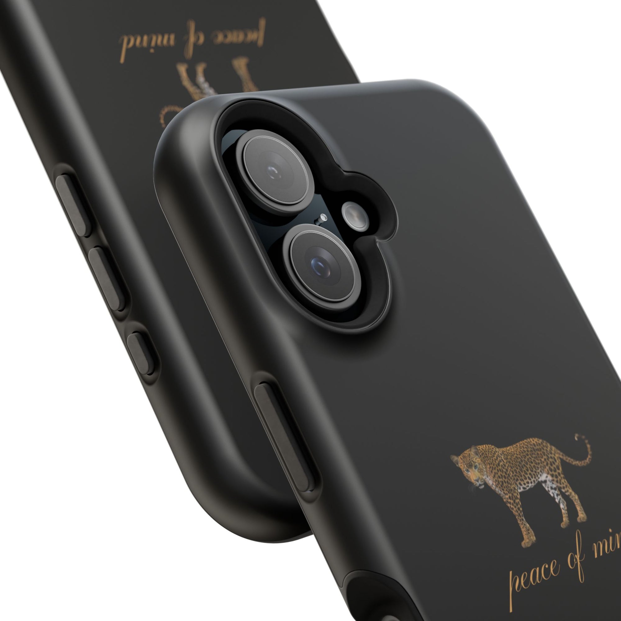 Black 'Peace of Mind' Panther Phone Case