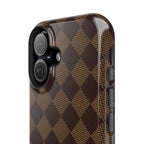 Brown Checkmate Phone Case