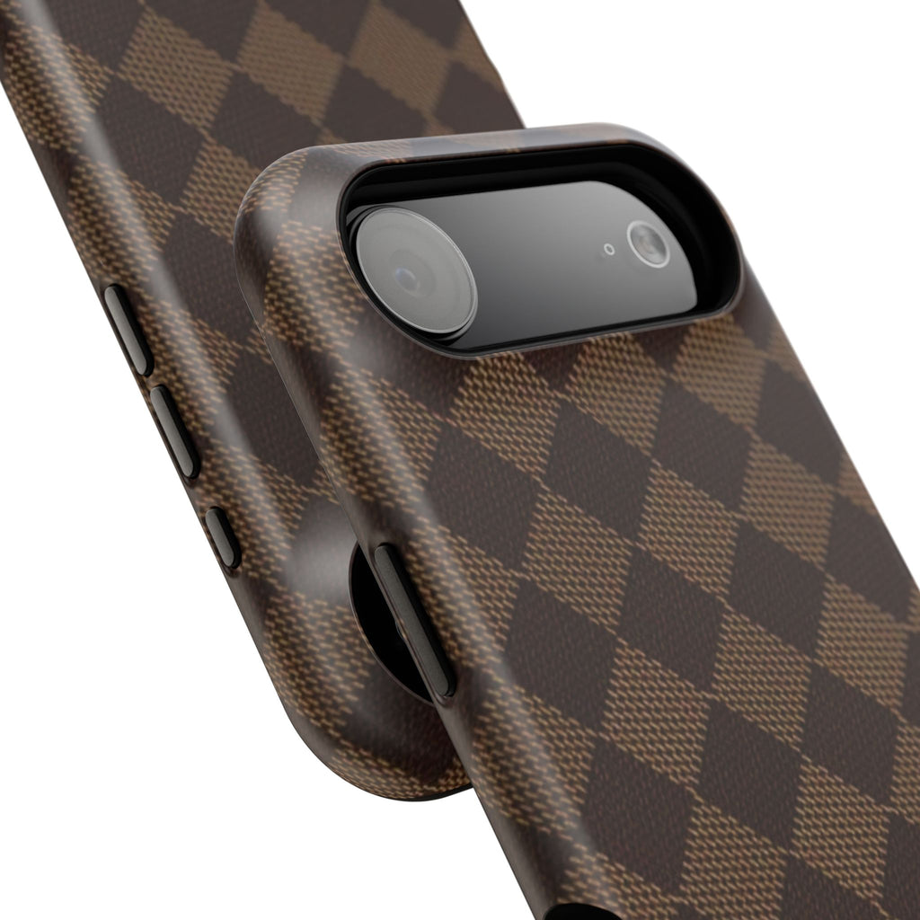 Brown Checkmate Phone Case