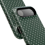 Emerald Green Polka Dots Phone Case