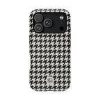 Houndstooth Print Phone Case