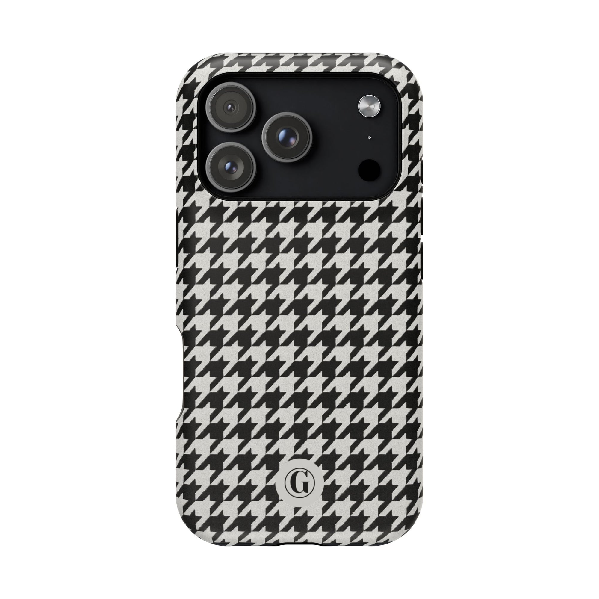 Houndstooth Print Phone Case