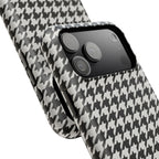 Houndstooth Print Phone Case