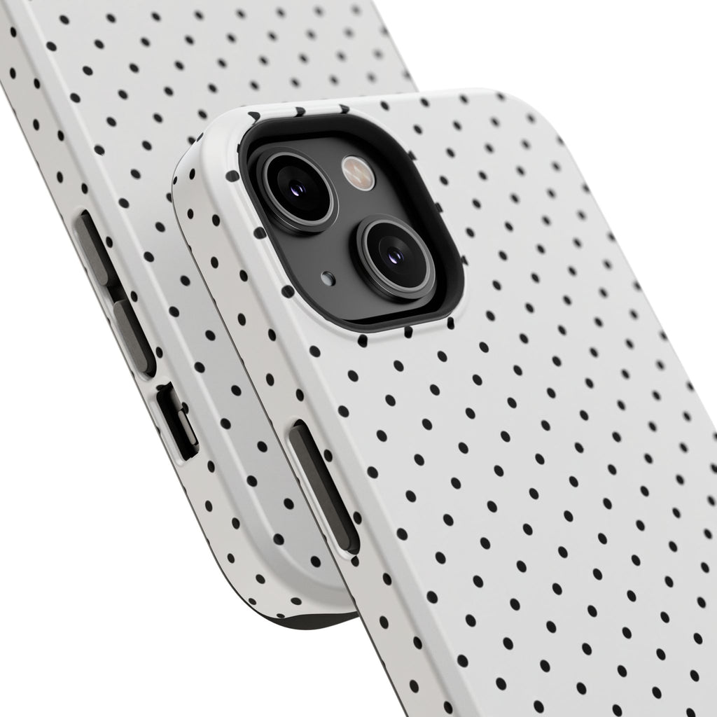 White Polka Dots Phone Case