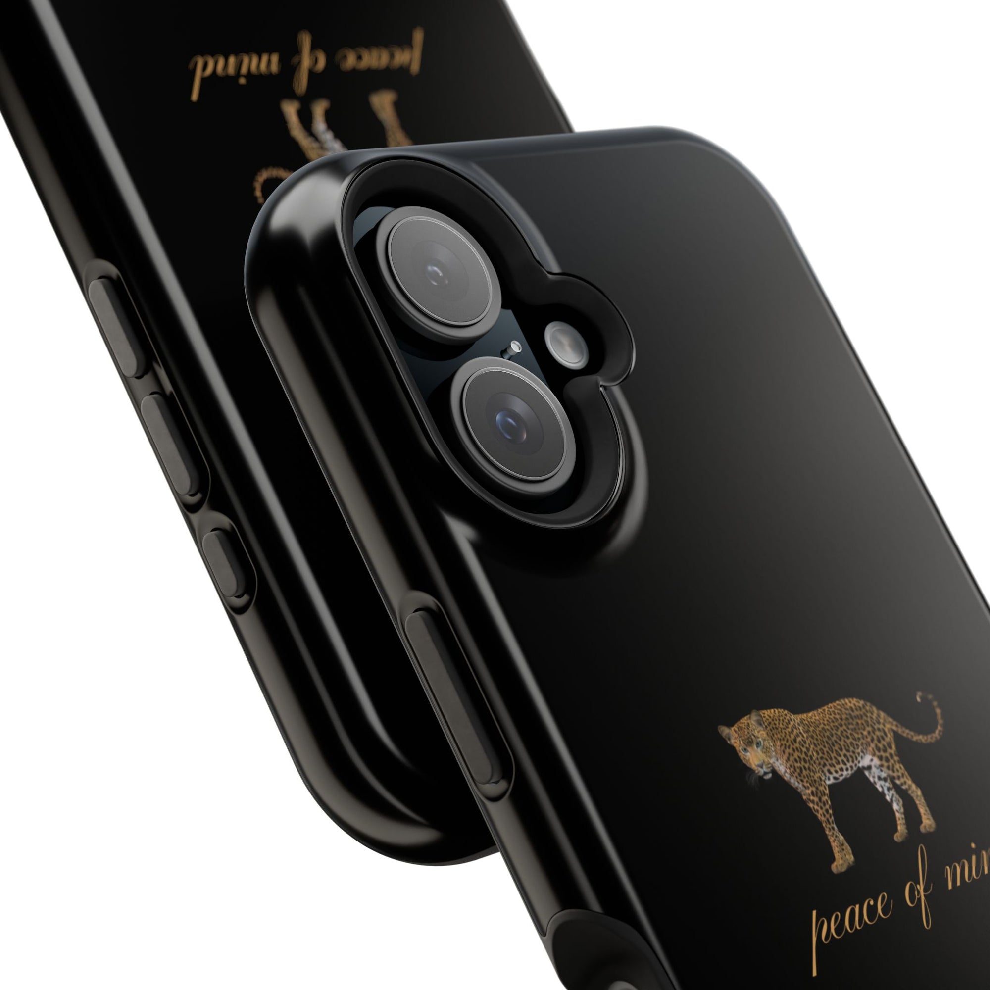 Black 'Peace of Mind' Panther Phone Case