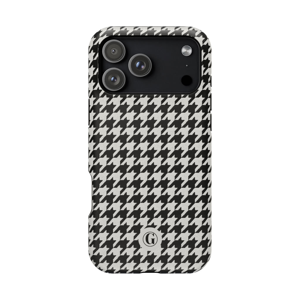 Houndstooth Print Phone Case
