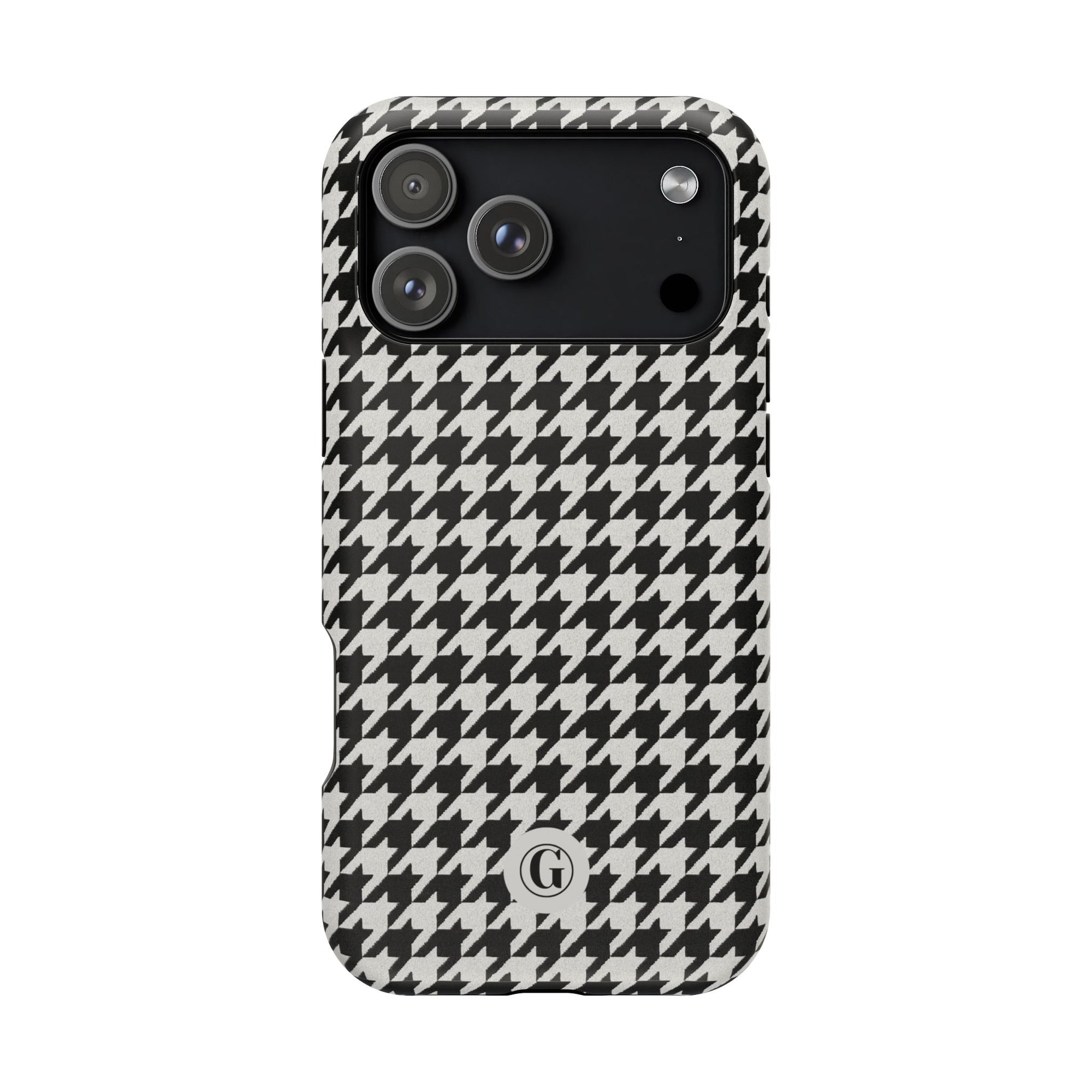Houndstooth Print Phone Case