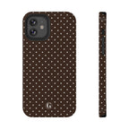 Brown Polka Dots Phone Case