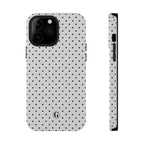 White Polka Dots Phone Case