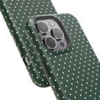Emerald Green Polka Dots Phone Case