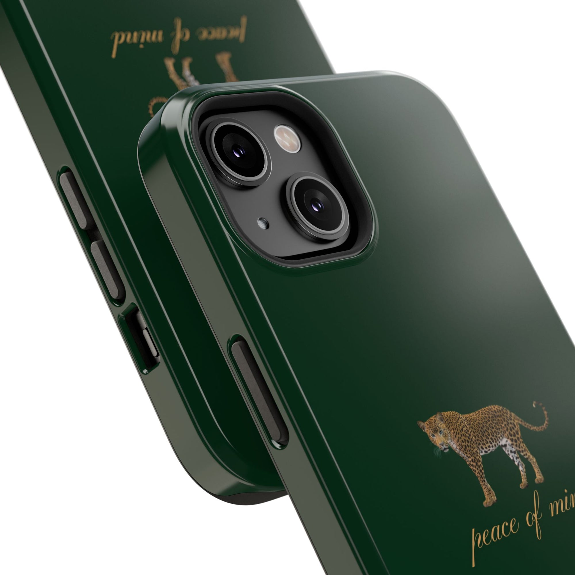 Emerald Green 'Peace of Mind' Panther Phone Case
